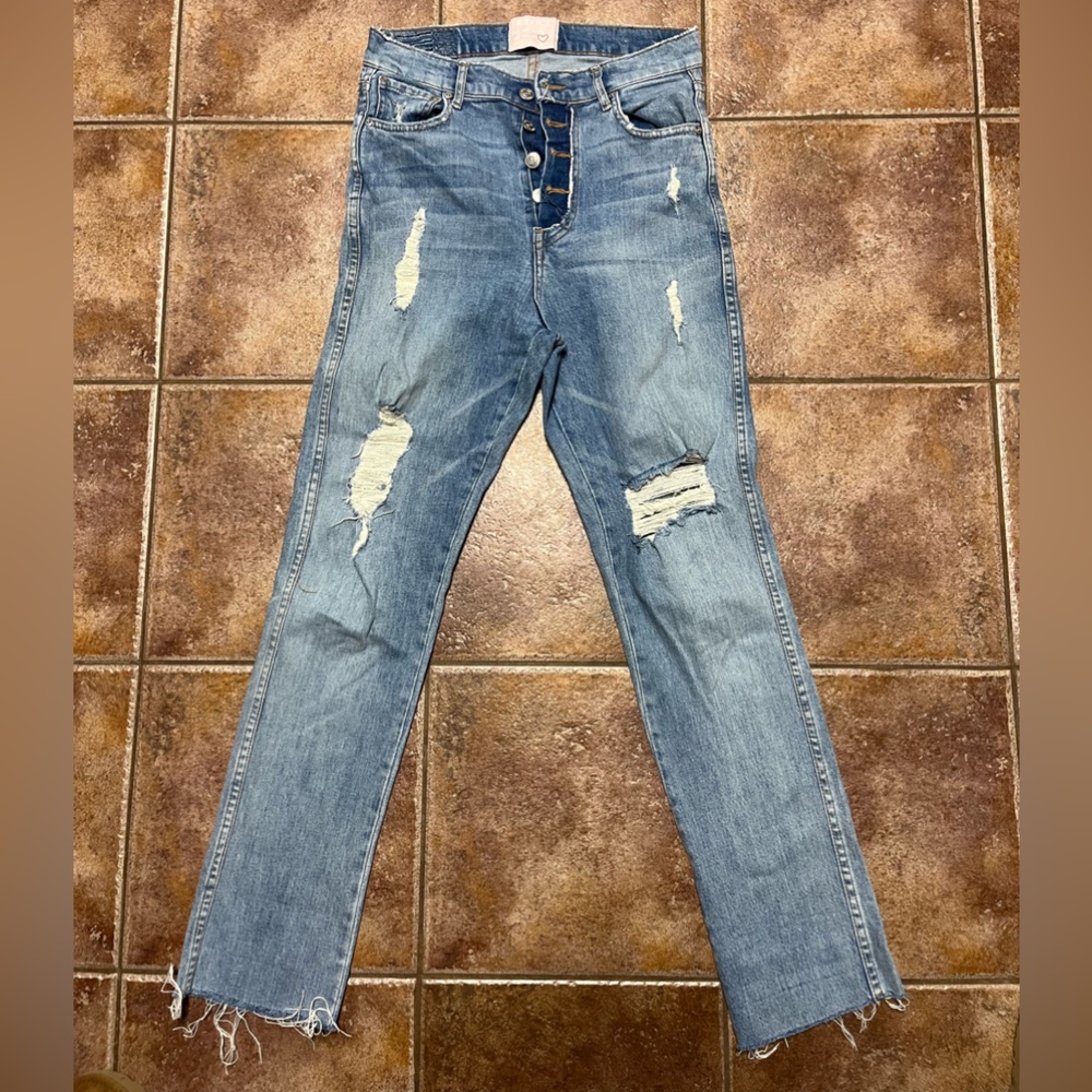 Womens Revice button fly jeans